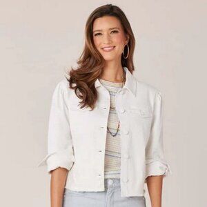 Democracy White Jean Jacket